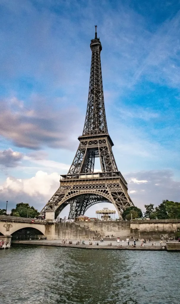 Eiffel Tower in Paris seen across the water